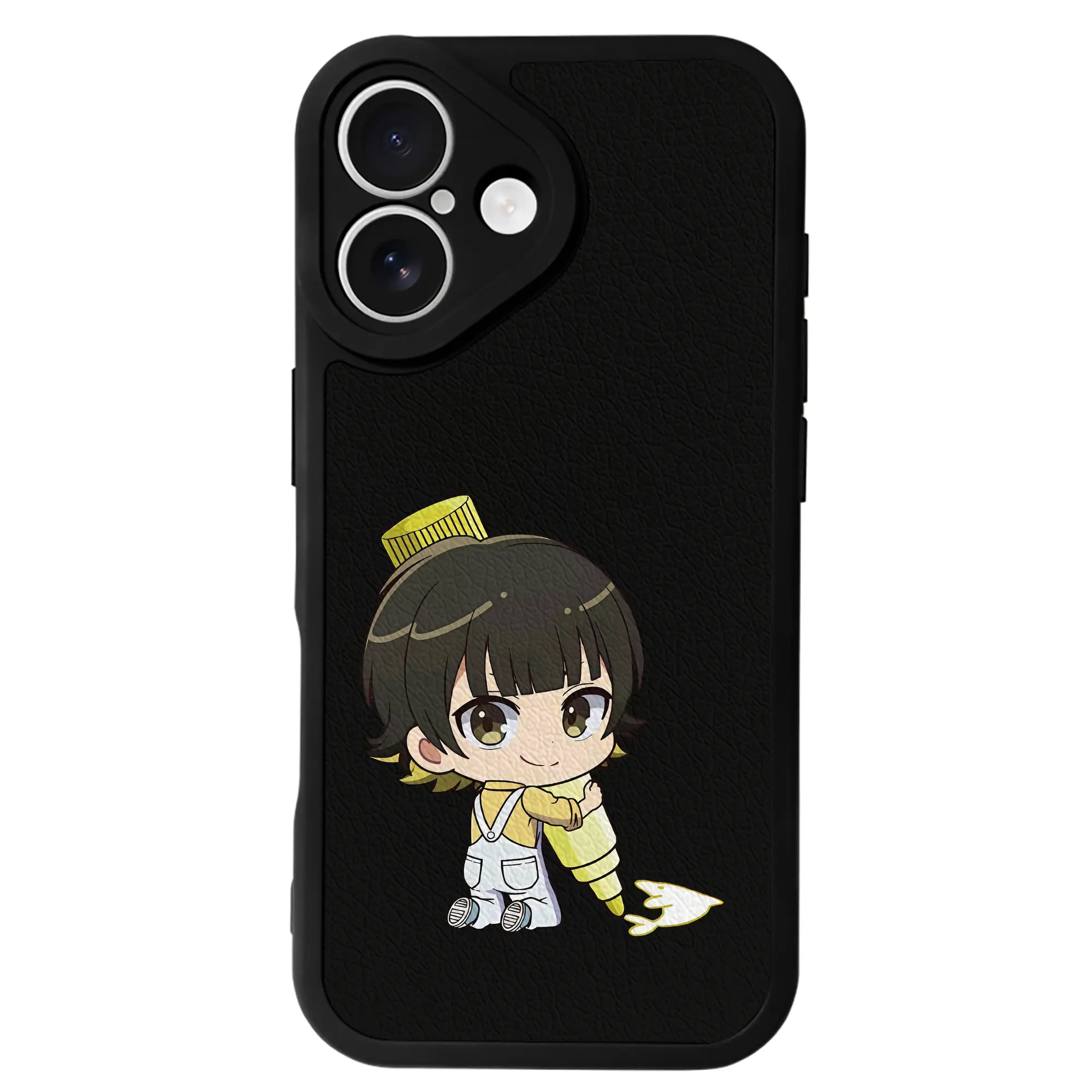 ブルーロック グッズ 蜂楽 廻 - IPhone 16シリーズ対応 ・ シリコンスマホケース ・ レザー調 ・ 高精度フィット ・ 耐衝撃 ・ ワイヤレス充電対応 ・ 精密カット